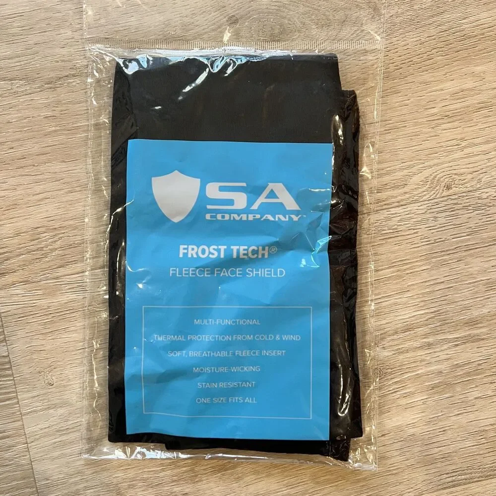 (2) Frost Tech Fleece Face Shield Black